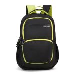 Provogue Pacer Smart laptop backpack with built-in rain cover, office backpack, travel bag, laptop bag for men and women with bottle holder and side pocket, with laptop sleeve, Midnight Black, 35 Ltr