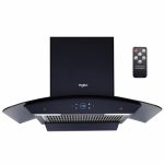 Whirlpool Smart Heat Sensor 90cm Kitchen Chimney with Filterless Autoclean Technology | BLDC Motor | With Remote Control (SMARTSENSE ZEN CGFL 904 HAC BLDC BK HOOD)