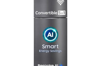 Samsung 396 L, 3 Star, Convertible 5-in-1, Digital Inverter, Frost Free Double Door, Bespoke AI WiFi Refrigerator (RT41HG6A23B1HL, Black DOI, 2026 Model)