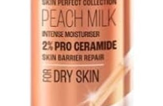 Lakmé Peach Milk Intense Moisturiser with 2% Pro Ceramide | 24hr Deep Hydration for Strong Skin Barrier Repair & Glowing Skin | Lightweight, For Dry, Normal/Oily & Sensitive 120 ml