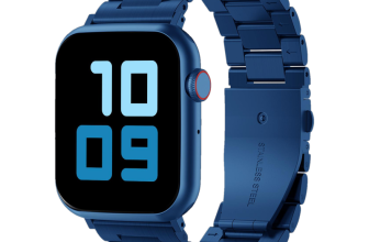 Fire-Boltt Rise Steel Ultra 48.5mm (1.91) Display, BT Call, Voice Assistant, 100+ Sports Smartwatch(Blue-S Strap, Free Size)