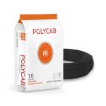 Polycab LF FR 180M coil | 6 SQ MM | Flame Retardant technology | Lead free insulation | 99.97% high purity copper | Rodent protection | RoHS & REACH complaint (Black)