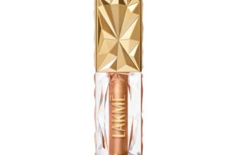 Lakme Be-jewel Satin Eye Tint |One-Step Liquid Eyeshadow | Air light Mousse Texture Waterproof – 08 Goddess 4.5ml