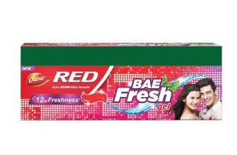 Dabur Red Bae Fresh Gel – 300gm (150gm*2) | Fights Bad Breath, Cavity Germs and Plaque | 12hr Freshness | Activ Germ-Kill formula