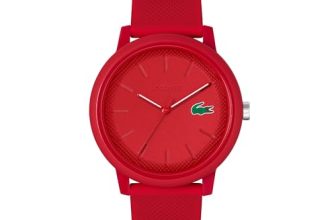 Lacoste Lacoste.12.12 Qtz Basic Red Round Dial Men’s Watch|Red Silicone Material|Multi Color Band – 2011173