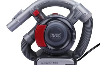 BLACK+DECKER PD1200AV-B1 12V Corded Dustbuster Flexi Auto Handheld Vacuum Cleaner, 560 ml Bowl Capacity, Car Vacuum Cleaner, 5 Meter Cable, 1 Year Manufacturer Warranty