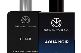 THE MAN COMPANY Aqua Noir Perfume + Black EDT Perfume | Aqua + Black Twin Set (50ml + 50ml) Eau de Toilette  –  100 ml(For Men)