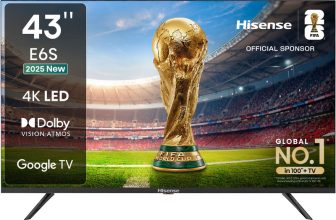 Hisense 108 cm (43 inch) Ultra HD (4K) LED Smart Google TV(43E6S)