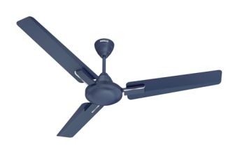 Havells 1200mm Ambrose Neo Energy Saving Ceiling Fan| High Speed, High Air Delivery| Strong & Powerful Motor|Air Delivery: 220 m³/min| Speed: 370 RPM| 2 Year Warranty |(Pack of 1, Matt Blue)