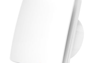 LONGWAY FreshX 6 Inch 150 mm Energy Efficient Exhaust Fan | High Speed Powerful Motor | Noiseless Operation | Rust Proof | Suitable for Bathroom, Kitchen, Office (White)