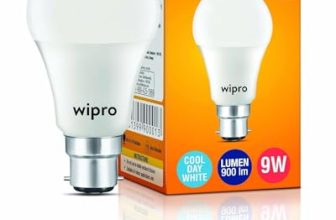 wipro Garnet 9W LED Bulb for Home & Office |Cool Day White (6500K) | B22 Base|220 Degree Light Coverage |4Kv Surge Protection |400V High Voltage Protection |Energy Efficient | Pack of 1