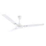 Orient Electric 1200 mm Pacific Air Déco| Decorative ceiling fan | Powerful airflow| BEE1 Star Rated | 2-year warranty | White Silver, pack of 1