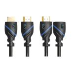 C & E Gold Plated 4K |HDMI Male to Male | HDMI Male to Female | COMBO PACK [ 20-Ft ] 2 Pack