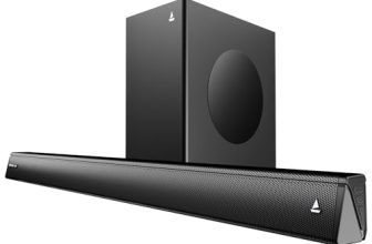 Boat Aavante 2.1 2000D, Dolby Audio, 200W Signature Sound, 2.1CH Wired Subwoofer,Multiple Ports & EQ Modes, Bluetooth Sound bar, Home Theatre Soundbar Speaker (Premium Black)