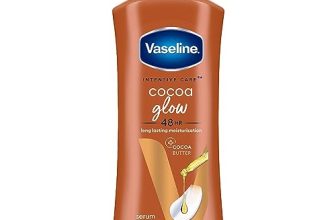 Vaseline Cocoa Glow Serum In Lotion, 600 ml | 100% Pure Cocoa & Shea Butter for Glowing & Soft Skin