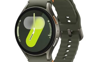 Samsung Galaxy Watch 7 (44mm, Green, BT+LTE) with 3nm Processor | Dual GPS | Sapphire Glass & Armour Aluminum | 5ATM & IP68 | HR, SpO2, BP & ECG Monitor