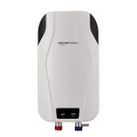 Amazon Basics 3L Instant Water Heater | 3KW | Geyser with PP Body & SS Tank | Corded Electric | Rust Proof | 4 Level Safety | White