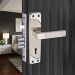 Milton 7 Inch Stainless Steel Two Tone Mortise Lock Set- MSS-489