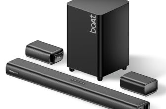 boAt [2026 Launch] Aavante Prime X, Truly Wireless, Detachable Satellites, Dolby Atmos, 7.1.4CH 700W, Wireless Subwoofer, FREE Installation & Video Demo,Sound bar Home Theatre Soundbar (Premium Black)