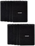 Amazon Brand – Solimo Wirebound Pocket Size Notebook, A7 Size, 90 Pages,Single Ruled, 70 GSM Paper