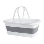 STELLIX Foldable Silicone Bucket | Perfect for Mop Cleaning, Camping, Travel, Car Washing etc. | This Versatile Bucket effortlessly Folds, is Lightweight, and Easy to Bring and Store