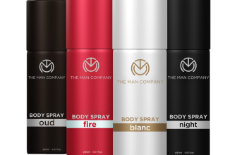 THE MAN COMPANY Blanc, Fire, Night & Oud Deodorant Set | Long-Lasting Freshness Deodorant Spray  –  For Men & Women(600 ml, Pack of 4)