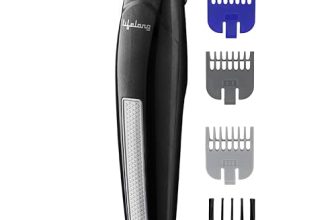Lifelong Beard Trimmer for Man | Timmer Men Beard | Cordless Hair Trimmer for Men All in One | Grooming Kit with Skin Friendly Blades | Shaving Machine with 4 Combs, Type C Rechargeable, 1Hr Runtime