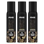 Axe Signature Dark Temptation Long Lasting Deodorant No Gas Body Perfume For Men 200ml, Pack of 3