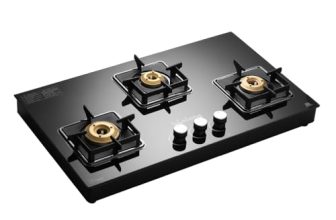 Lifelong 3 Gas Burner Tops – 3 Burners Hob Top Gas Stove with Automatic Ignition – Toughened Glass Top Gas Stoves for Home & Kitchen – Automatic Gas Stove for Modular Kitchen (LLHT007)