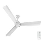 Bajaj Classico Sleek Plus 5S 1200MM (48”) BLDC Ceiling Fan with Remote | BEE 5 Star Rated Energy Efficient | Power Saving | Sleek Compact Design | High Air Delivery |2-Year Warranty |Base White