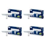 PHILIPS 12W Emergency T-Bulb | Rechargeable Emergency Inverter T-Bulb For Hall & Home | Bulb Base : B22, Colour : Crystal Light, Pack of 4