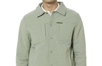 Qube By Fort Collins Men’s Regular Fit Lightweight Winter Jacket – Textured Fabric, Warm & Stylish Outerwear