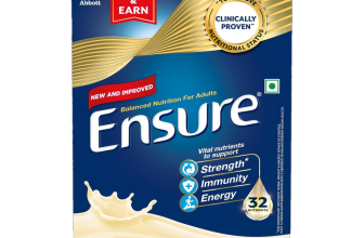 ENSURE Clinically Proven Nutritional Drink For Adults Vanilla(375 g)