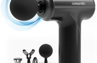 CARESMITH Charge Go Massage Gun | Massager Machine for Pain Relief | Massage Gun for Back Leg & Full Body | 4 Specialized Heads For Full Body Pain Relief