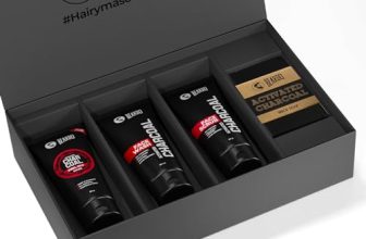 Beardo Charcoal 4-in-1 Giftset for Men | Complete Face & Body kit, pack of 4 (Facewash, Peel-off mask, Scrub, Soap) | Gift For Men | Gift for Husband