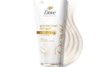 Dove Peptide Bond Strength Conditioner for Dry & Damaged Hair – 175 ml | Enriched with PROTEIN PEPTIDES | Reconstructs broken Bonds for Fortified, Detangled & Smooth Hair