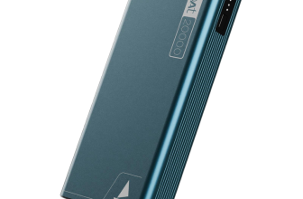 boAt 20000 mAh 22.5 W Compact Pocket Size Power Bank(Steel Blue, Lithium Polymer, Fast Charging, Quick Charge 3.0, Power Delivery 3.0 for Earbuds, Mobile, Smartwatch, Tablet)