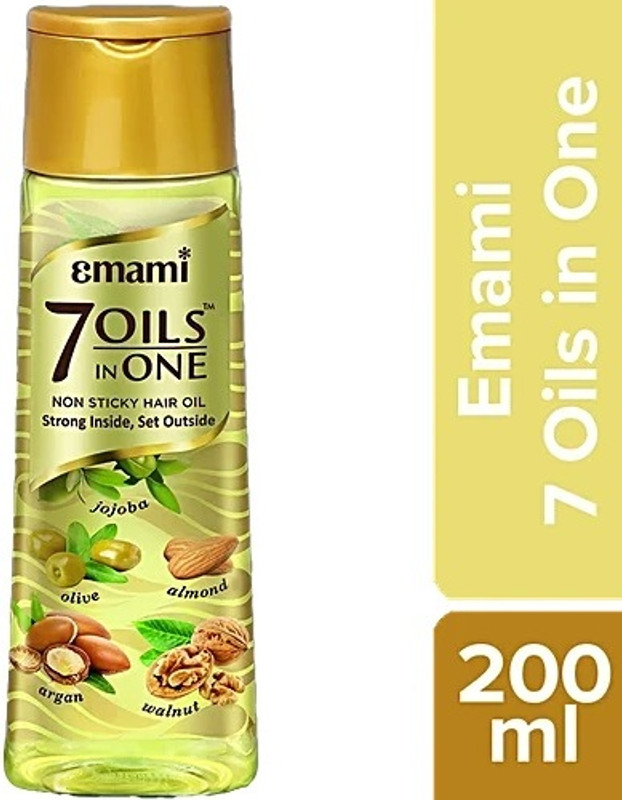 EMAMI 7 Oils In One For Dry & Damaged Hair For Deep Nourishment  Hair Oil(200 ml)