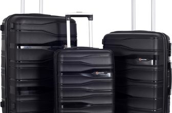 Marlin London UDAAN Light-Weight & Durable Polyproylene Hard Luggage Check-in Suitcase 8 Wheels – 28 inch