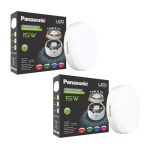 Panasonic 15W LED Round Downlight for Ceiling | Twist & Fit Round LED Modular Surface Ceiling Light for Home & Hall (Cool White,PDLM22157-2)