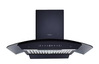 Whirlpool 90cm 1500 m3/hr Autoclean Baffle Filter Kitchen Chimney | Free Installation | 11 Years Warranty on Motor and 5 Years Comprehensive | CGBF PRO 903 HAC BK HOOD | Touch + Gesture Control| Black
