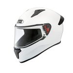 Studds Thunder Full Face Helmet with Clear Visor (White M)