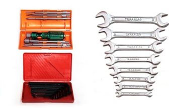 Taparia TK025 KI10V, 840, DEP08 Screwdriver Set, Alllen Key Set, Spanner Set, 8 Pc, 22 x 10 cm