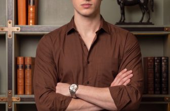 FIBERMILL Men Solid Formal Brown Shirt