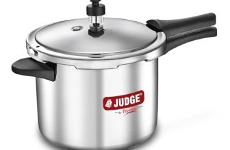 Judge By Prestige Ace Stainless Steel Outer Lid Pressure Cooker 5 Litre