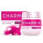 Charmis Deep Nourishing Cold Cream 200ml | Vitamin A, C, E | Sun Damage Protection | Minimizes TEWL |Soft, Glowing & Nourished Skin | Dry/Normal/Oily/ All Skin Types | Dermat Tested | In-vivo tested