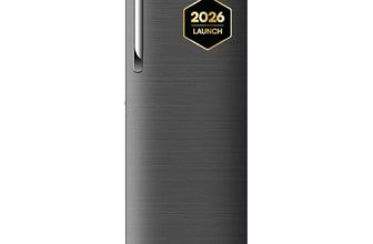 IFB 206L 5 Star Advanced Inverter Direct-Cool Single Door Refrigerator with 30 Hrs Cooling Retention, Big Vegetable Box, 4 Year Super Warranty & Base Stand (2026, IFBDC-232EYOSED, Onyx Grey)