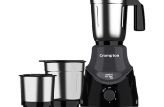 Crompton DS 500 W Mixer Grinder(ACGM-DS500W3J BLK-ACGM-DS500WBLKX | 3 Jars | Black & Grey)