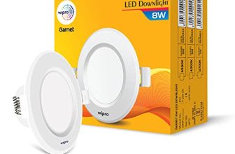 Wipro 8w downlighter Junction Box, Coolwhite (Pack of 1)
