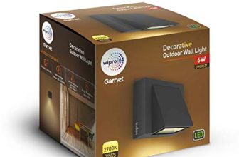 Wipro Garnet 6W IP54 LED Wall Light27K